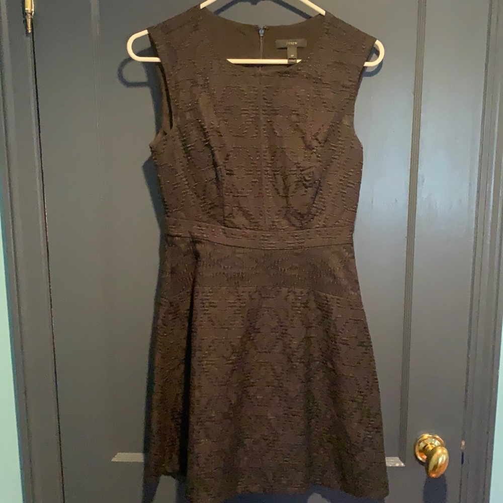 Black Jacquard Dress